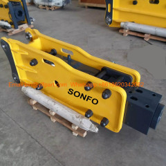 Cat mini excavator attachment Sonfo Hydraulic breaker silence type rock hammer