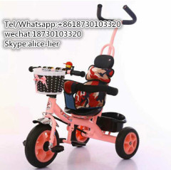 Plastic steel or aluminium Material and Ride On Toy Style children tricycle for kids