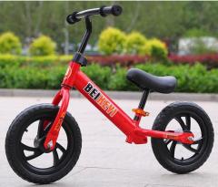 different colors raw material seat kid balance bike