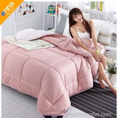 Hot Sale Comfortable Checkered pattern Bed Quilt Suitable Line for Children Kids Adult Cheap High Quality Quilt