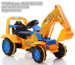 Ride on toy Excavator Volume Adjusted/ Children Electric Excavator for Sports