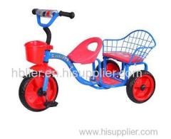 baby twins tricycle kids push along trike for 2-5 years old