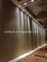 hotel operable wall movable partition glass folding door