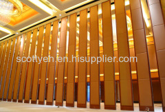 hotel operable wall movable partition glass folding door