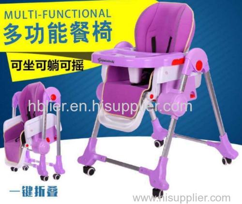 baby foldable multi-function high chair for kids