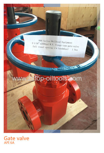 Wellhead API6A PPF Gate Valve Flanged Type