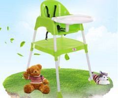 Easy collapsible small simple plastic toddler baby highchair