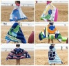 Children Cute Cartoon Hooded Cloak Beach Towel Animal Printed Microfiber Baby Boys Girls Kids Swimming Bath Towel
