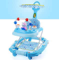 Baby trolley walker with rocker