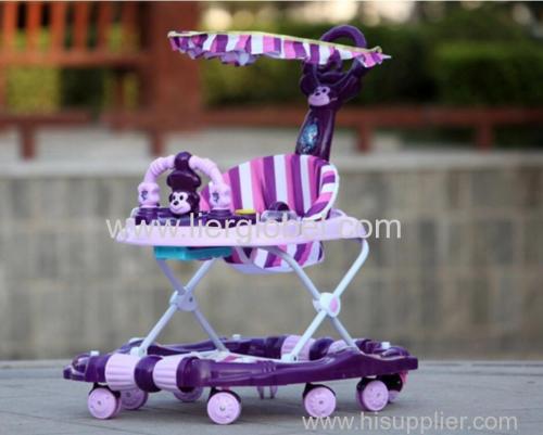 Baby walker for sit-to- stand multi functions baby carriage multi colors