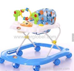 safe swivel wheels baby walker with removable musical box