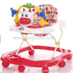 safe swivel wheels baby walker with removable musical box