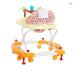 4 In 1 Plastic 8 Wheels Rolling Baby Walker