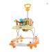 4 In 1 Plastic 8 Wheels Rolling Baby Walker