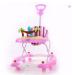 4 In 1 Plastic 8 Wheels Rolling Baby Walker