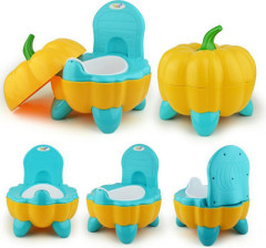 Pumpkin Types Plastic Potty Training Baby Toilet