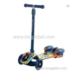 baby toys PU flash wheel scooter