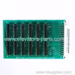 Kone Elevator Lift Spare Parts PCB KM500416G01 Coding Board