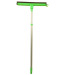 Scraping floor wiper squeegee