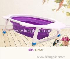 Newborns Bath Basin Portable Foldable Plastic Baby Bath Tub