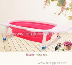 Newborns Bath Basin Portable Foldable Plastic Baby Bath Tub