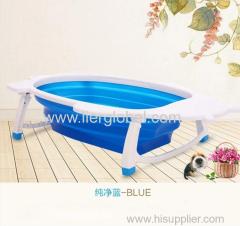 Newborns Bath Basin Portable Foldable Plastic Baby Bath Tub