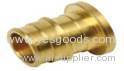 Brass plug PEX fitting