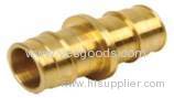 Brass plug PEX fitting