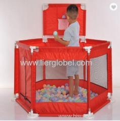 Baby Play Yard Folding Safety Fences Playpen+Wave Toy Ball