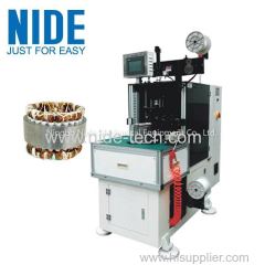 High efficiency stator coil lacing machine