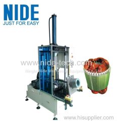 Automatic pump stator winding pre forming expanding machine