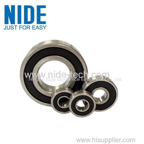 Spherical surface electric motor ball bearing