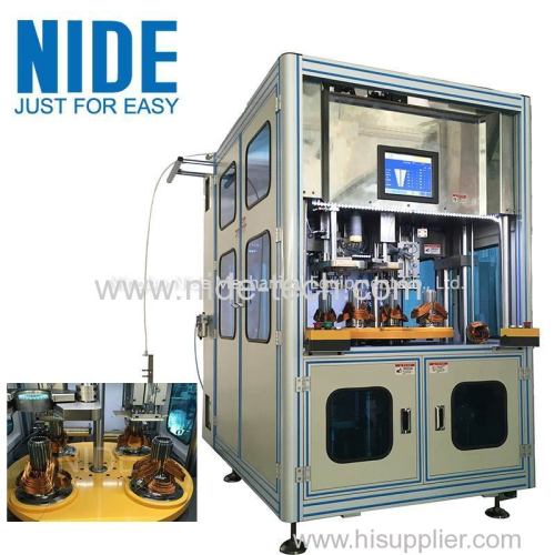 High automation stator coil winding and coil insertion machine