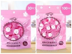 100pcs/lot Outdoor Travel Magic Compressed Cotton Disposable Towel Tablet Capsules Cloth Wipes Paper Tissue Mask