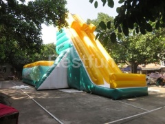 Mighty jump inflatable airbag with jump tower