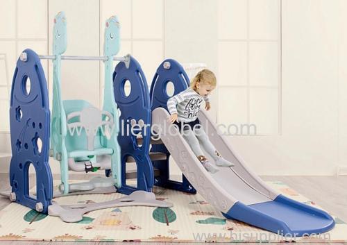 Multifunctional mini slide kids indoor swing chidren plastic slides