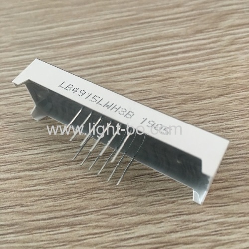 Customized ultra white 12mm 4 digit 7 segment led display common cathode for temperature control
