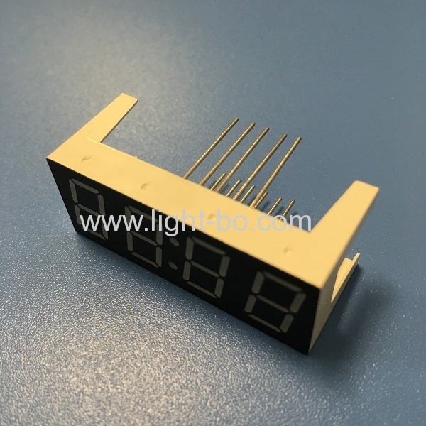 Affichage d'horloge à LED super rouge 12 mm 4 chiffres 7 segments anode commune pour appareils électroménagers