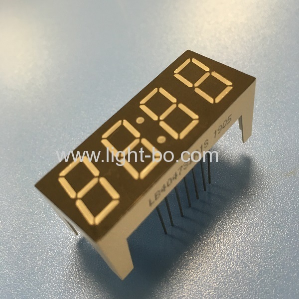 super rot 12mm 4 stellige 7 segment led uhr display gemeinsame anode für haushaltsgeräte