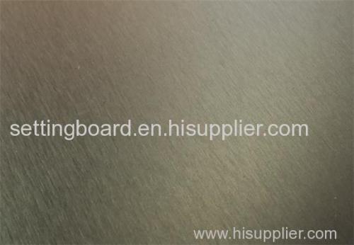 Cool Metal brushed PET surface panel