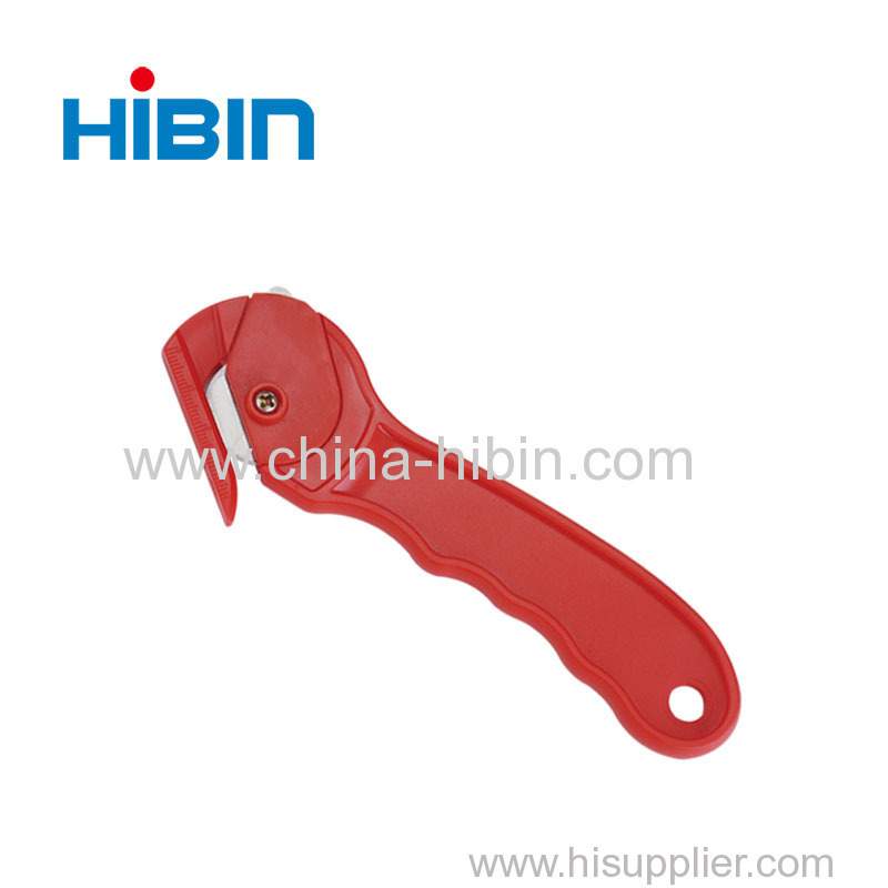 Plastic safety cutter knife,round cutter HB8113