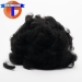 Black Polyester Staple Fiber Recycled Grade Polyester Fiber 6Dx64mm Black color