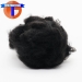 Black Polyester Staple Fiber Recycled Grade Polyester Fiber 6Dx64mm Black color