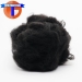 Black Polyester Staple Fiber Recycled Grade Polyester Fiber 1.5Dx38mm Black color