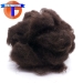 Brown Polyester Staple Fiber Recycled Grade Polyester Fiber 1.5Dx38mm Black color