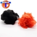 Black Polyester Staple Fiber Recycled Grade Polyester Fiber 1.5Dx38mm Black color