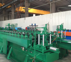 Storage shelf roll forming machine