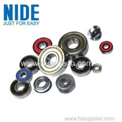 Waved pressed steel cages DEEP GROOVE BALL BEARINGS