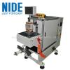 Fan motor stator coil slot winding lacing machine