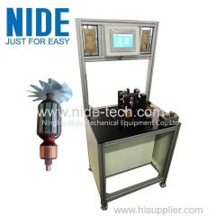 Upgraded version high efficiency customized motor armature balancing equipment rotor testing machine